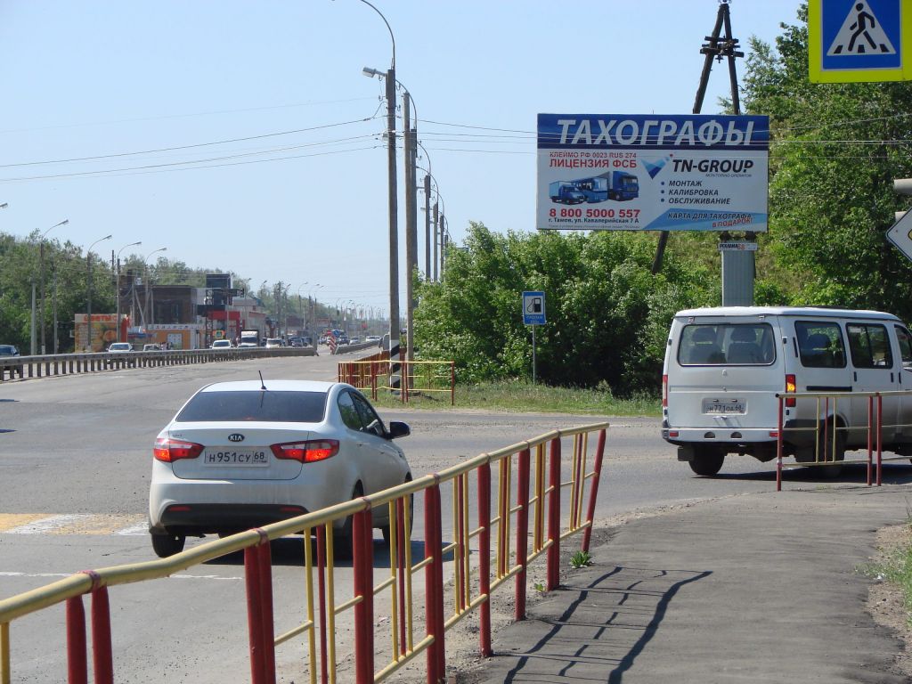 Автодорога Тамбов — Котовск пос. Строитель 8 км + 700 м. — Наружная реклама  в Тамбове